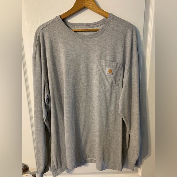 Carhartt Other - Carhartt Heather Gray Crewneck Shirt